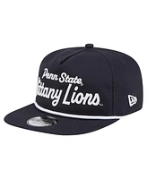 New Era Men's Navy Penn State Nittany Lions Adventure Team Text Golfer Snapback Hat