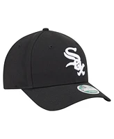 New Era Big Boys and Girls Black Chicago White Sox Player Replica 9FORTY Adjustable Hat