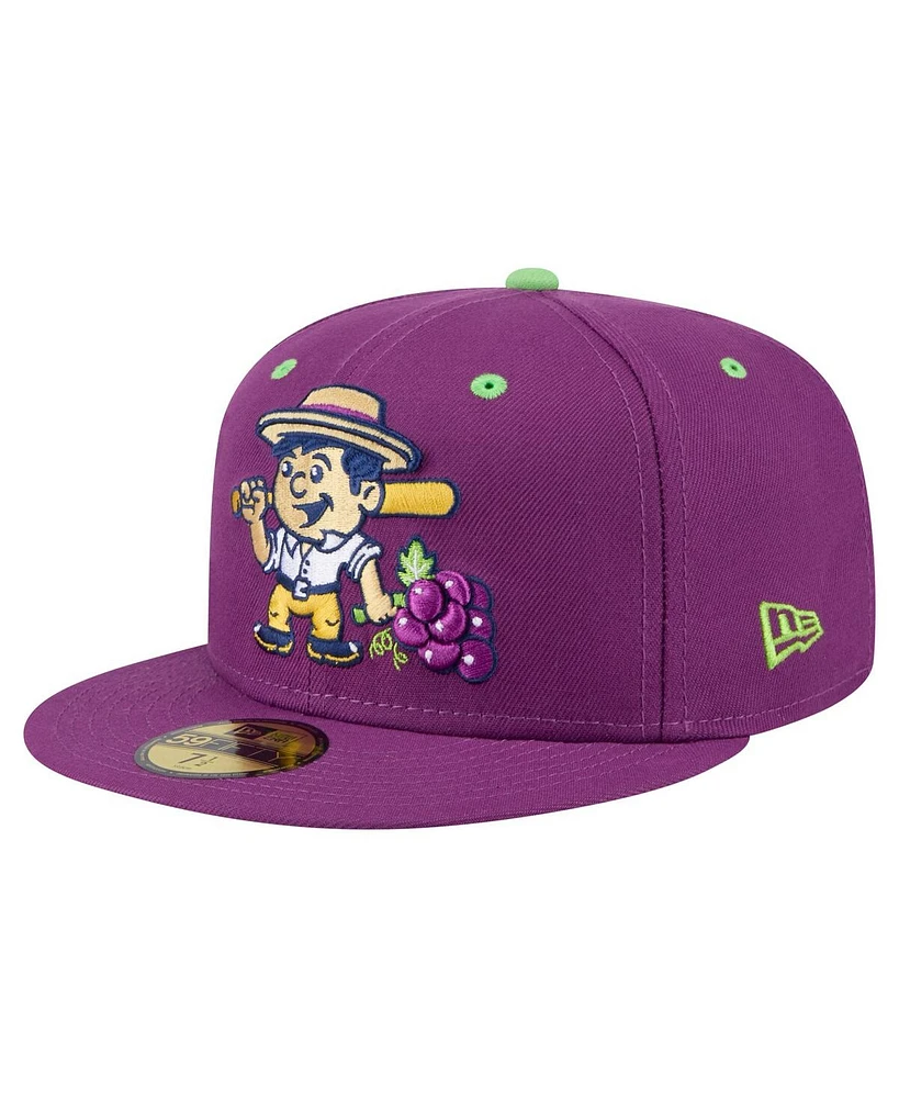 New Era Men's Purple Tri-City Dust Devils Copa de la Diversion 59FIFTY Fitted Hat