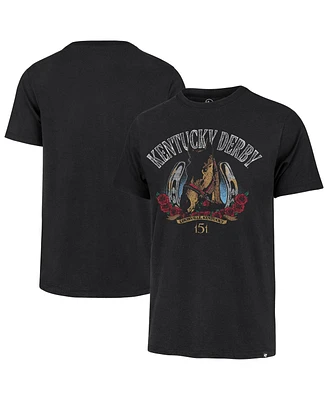 '47 Brand Men's Black 151st Kentucky Derby Horse Franklin T-Shirt
