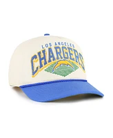 '47 Brand Men's Cream Los Angeles Chargers Pomona Rope Adjustable Hitch Hat