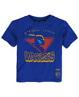 Mitchell & Ness Toddler Royal Golden State Warriors Favorite Team T-Shirt