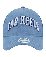 New Era Women's Denim North Carolina Tar Heels A-Frame 9FORTY Adjustable Hat