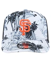 New Era Men's Black San Francisco Giants Hula Trucker 9SEVENTY Adjustable Hat