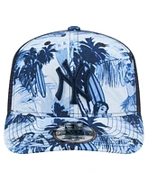 New Era Men's Navy New York Yankees Hula Trucker 9SEVENTY Adjustable Hat