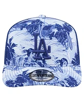 New Era Men's Royal Los Angeles Dodgers Hula Trucker 9SEVENTY Adjustable Hat