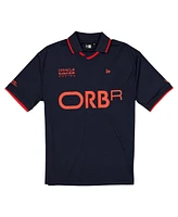 New Era Men's Navy Red Bull Racing Graphic Collared Soccer Shirt
