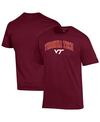 Champion Men's Maroon Virginia Tech Hokies Arched Logo T-Shirt