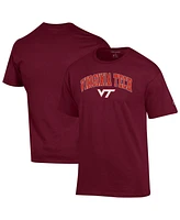 Champion Men's Maroon Virginia Tech Hokies Arched Logo T-Shirt