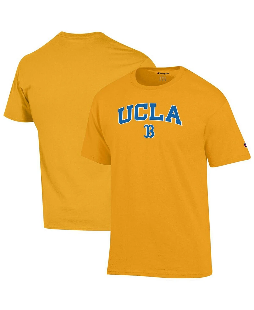 Champion Men's Gold Ucla Bruins Arched Logo T-Shirt