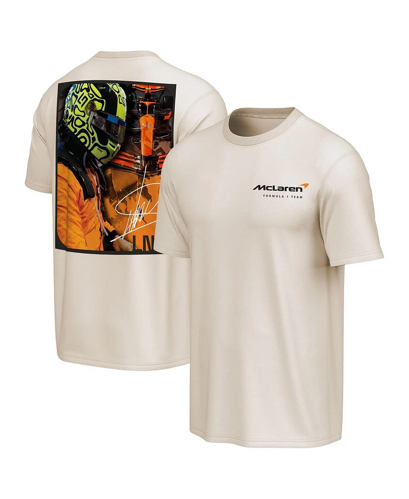 Outerstuff Men's Lando Norris Natural McLaren F1 Team T-Shirt
