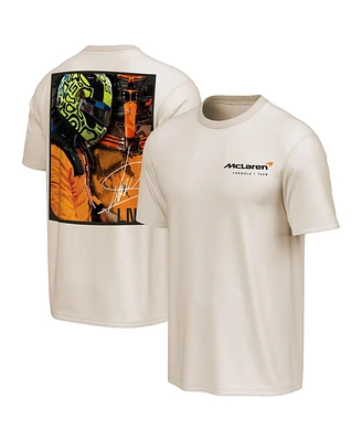 Outerstuff Men's Lando Norris Natural McLaren F1 Team T-Shirt