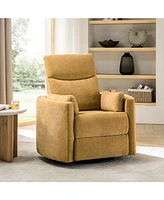 Monica Swivel Rocker Power Recliner with Movable Pillows and Usb Port