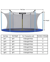 Replacement Weather-Resistant Trampoline Safety Enclosure Net