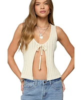 Edikted Women's Verona Split Front Knit Top