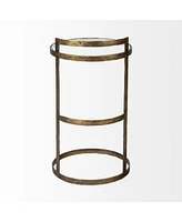 Transparent Glass Round Side Table – Modern Home Accent