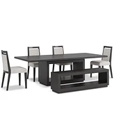 Tivie -Pc. Dining Set (Rectangular Table