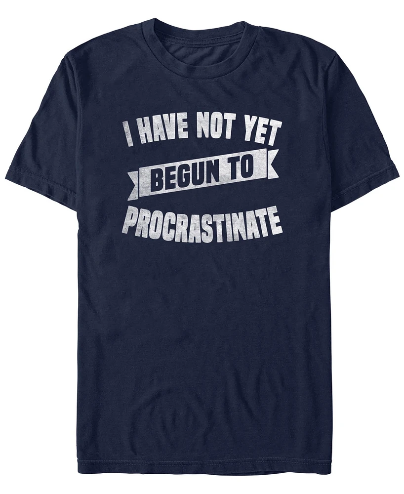 Fifth Sun Men's Procrastinate Short Sleeve T-Shirt