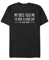 Fifth Sun Men's So I Went Home Short Sleeve T-Shirt