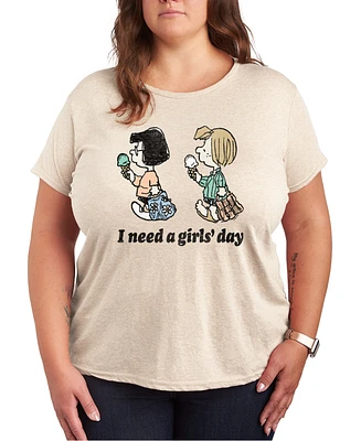Hybrid Apparel Plus Peanuts Need a Girls Day Graphic T-Shirt