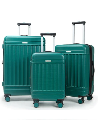 Solite Asher 3-Piece Expandable Spinner Luggage Set