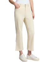 Jones New York Petite High-Rise Cropped Kick-Flare Jeans
