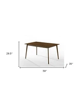 Rectangular Solid Wood Dining Table – Family Size, Heirloom Quality