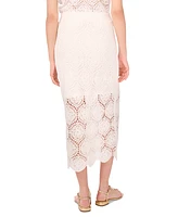 1.state Women's Crochet Midi Skirt