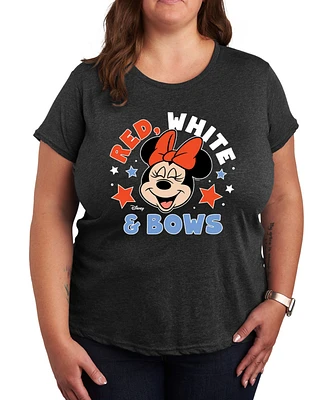 Hybrid Apparel Plus Disney Minnie Graphic Crew Neck T-Shirt