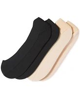 Hue Women's 2-Pk. Heelbliss Cushioned-Back Liner Socks U24376