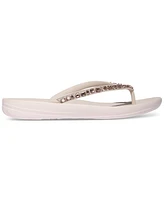 FitFlop Women's Iqushion Embellished Ergonomic Flip Flop Sandals