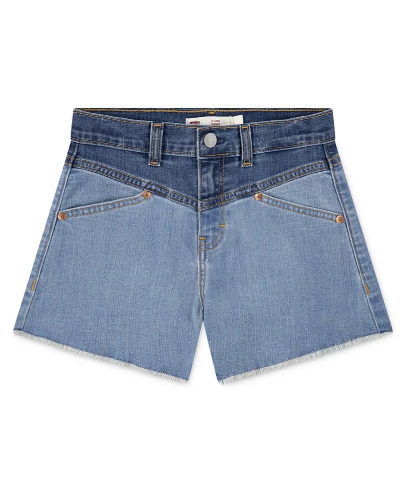 Levi's Big Girls Western A-Line Shorts