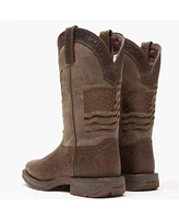 Durango Men's Rebel by Distressed Flag Embroidery Western Boot