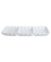 Bia Cordon Bleu Petal Divided Serving Dishes, Set of 2