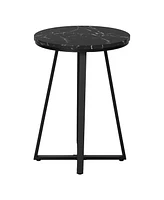 Small Round End Table – Compact Design for Tight Spaces