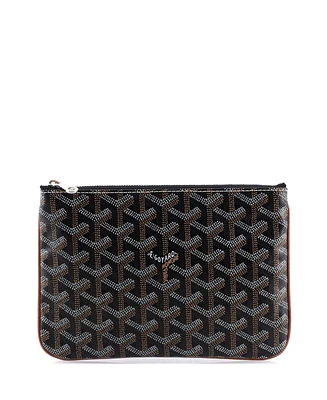 Pre-Owned Goyard Pm Senat Zip Pouch Coated Canvas