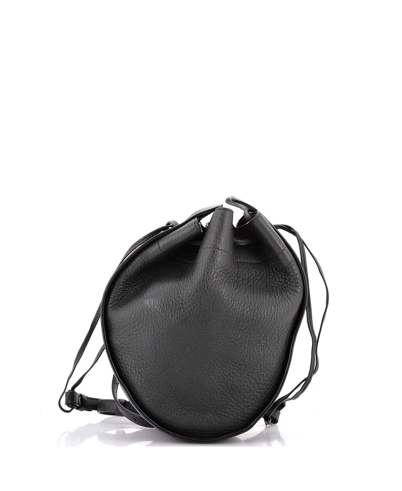 Pre-Owned The Row Drawstring Pouch Leather