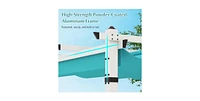 Outdoor Pergola with Retractable Canopy and Aluminum Frame
