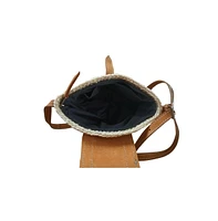 Peace Micro Handmade Sisal Crossbody Bag