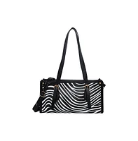 Women's Zebra Black & White Handbag