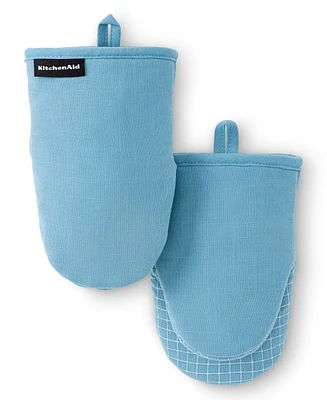 KitchenAid Gourmet Series Gridlines Mini Oven Mitts Set, Pack of 2
