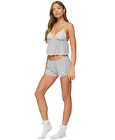Edikted Women's Diara Lacey Babydoll Tank Top