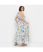 City Chic Plus Island Breeze Maxi Dress