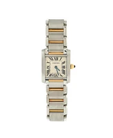 Pre-Owned Cartier Tank Francaise Quartz Watch in Stainless Steel and Gold 20mm