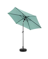 Mondawe 9FT Outdoor Patio Umbrella with Push Button Tilt and Crank
