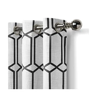 Elrene Home Fashions Kaiden Geometric Room Darkening Window Curtain