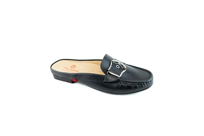 Marc Joseph New York Womens Slip On Barbara St Buckle Mule