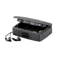 Jensen Scr-75 Black Stereo Cassette Player With Am/Fm Radio