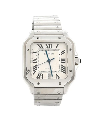 Pre-Owned Cartier Santos de Cartier Automatic Watch in Stainless Steel 40mm