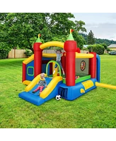Inflatable Bounce House Kids Slide Jumping Castle
